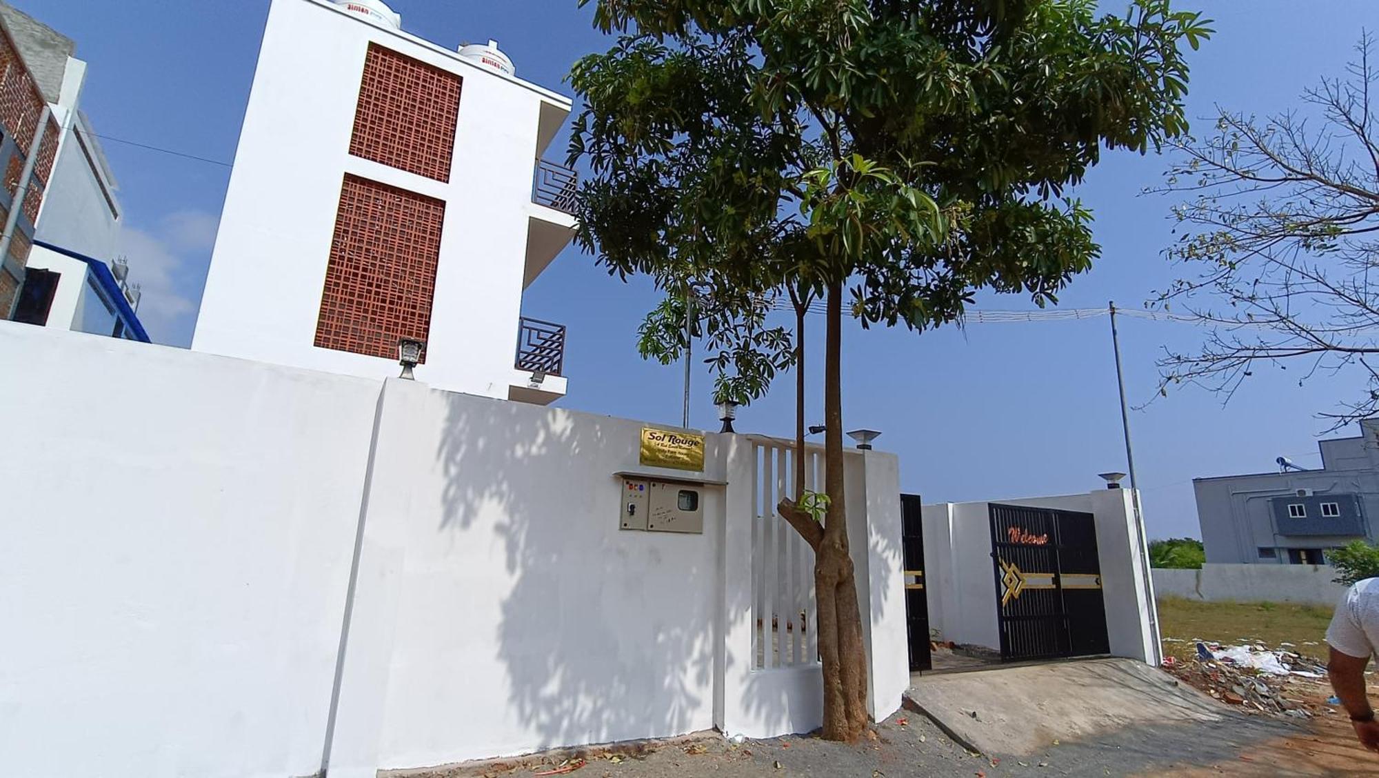 Sol Rouge Private Pool Villa Auroville Exterior foto